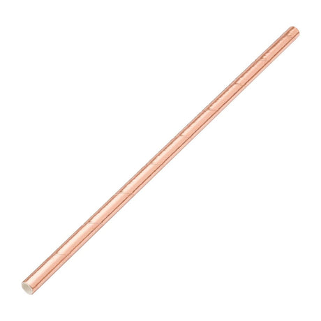 DW194 Utopia Biodegradable Paper Straws Copper (Pack of 250) JD Catering Equipment Solutions Ltd