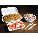 DW249 Fiesta Compostable Bagasse Hinged Food Containers 248mm JD Catering Equipment Solutions Ltd