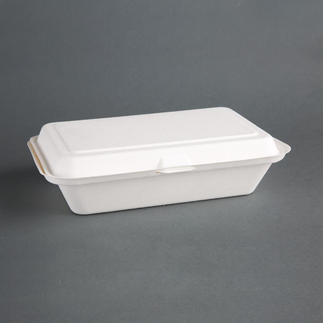 DW249 Fiesta Compostable Bagasse Hinged Food Containers 248mm JD Catering Equipment Solutions Ltd