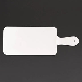 DW312 Churchill Alchemy Buffet Handled Melamine Paddle Boards White 266mm - JD Catering Equipment Solutions Ltd