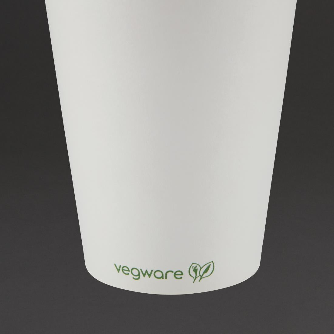 DW623 Vegware Compostable Coffee Cups Single Wall 340ml / 12oz (Pack of 1000) JD Catering Equipment Solutions Ltd