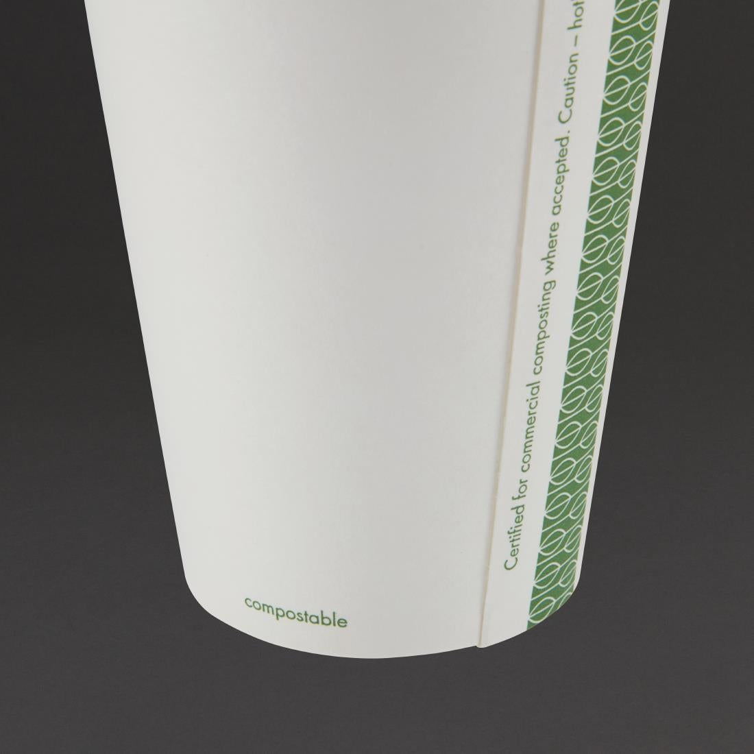 DW623 Vegware Compostable Coffee Cups Single Wall 340ml / 12oz (Pack of 1000) JD Catering Equipment Solutions Ltd