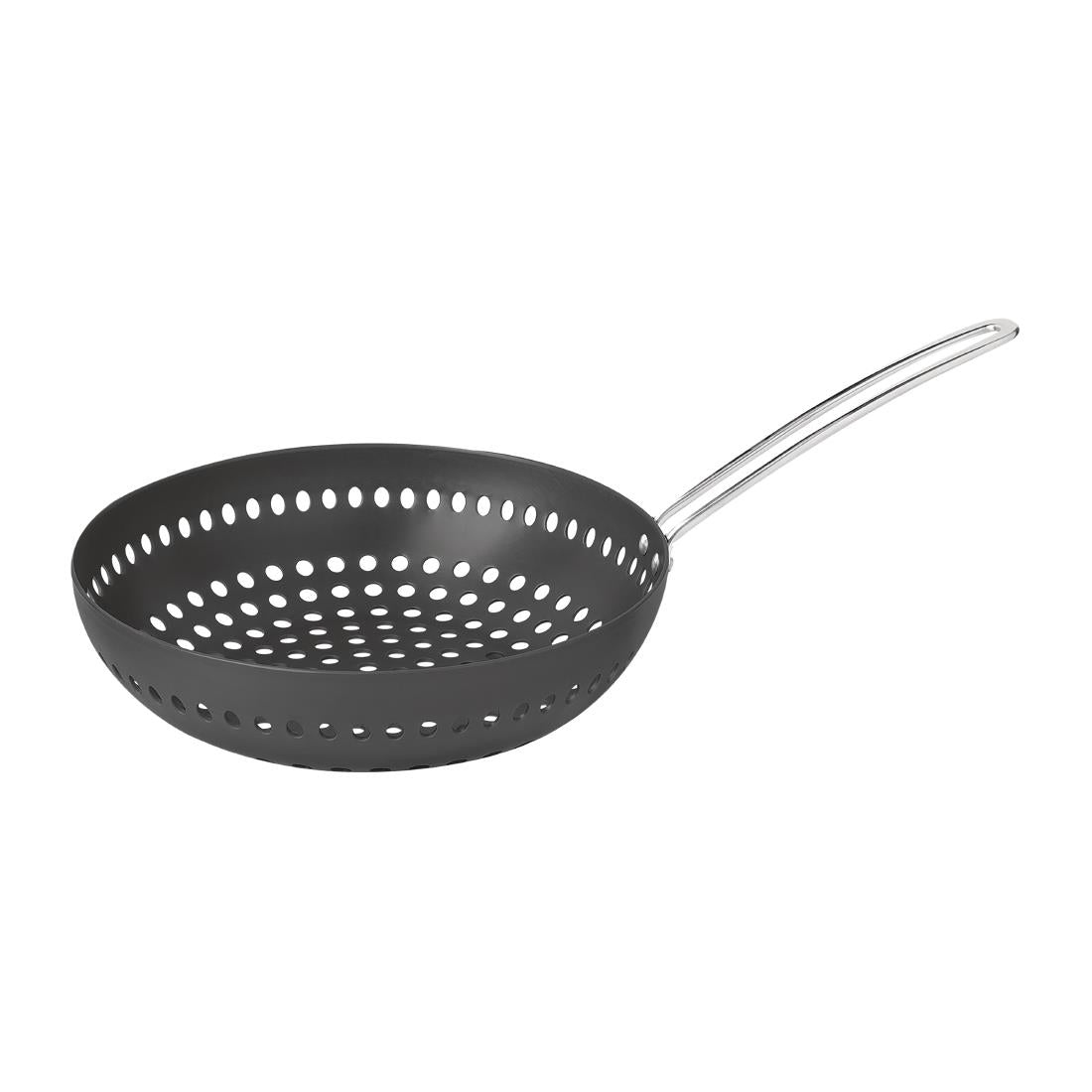 DW699 Tramontina Perforated Barbecue Wok 26 cm JD Catering Equipment Solutions Ltd