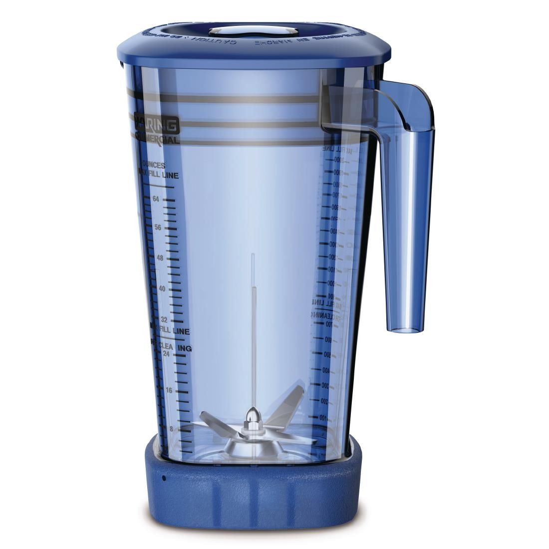DW986 Waring Blue 2Ltr Jar for use with Waring Xtreme Hi-Power Blender JD Catering Equipment Solutions Ltd