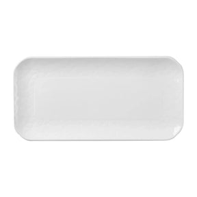 DX001 Churchill Alchemy Abstract White Shallow Oblong Trays (Pack of 6) - JD Catering Equipment Solutions Ltd