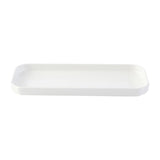 DX003 Churchill Alchemy Abstract White Deep Oblong Trays (Pack of 6) JD Catering Equipment Solutions Ltd
