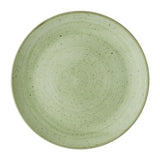 DX007 Churchill Stonecast Sage Green Coupe Plates (Pack of 12) - JD Catering Equipment Solutions Ltd