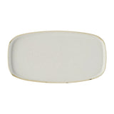 DX021 Churchill Stonecast Barley White Chefs Walled Oblong Plates (Pack of 6) JD Catering Equipment Solutions Ltd