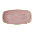 DX025 Churchill Stonecast Petal Pink Chefs Walled Oblong Plates (Pack of 6) JD Catering Equipment Solutions Ltd