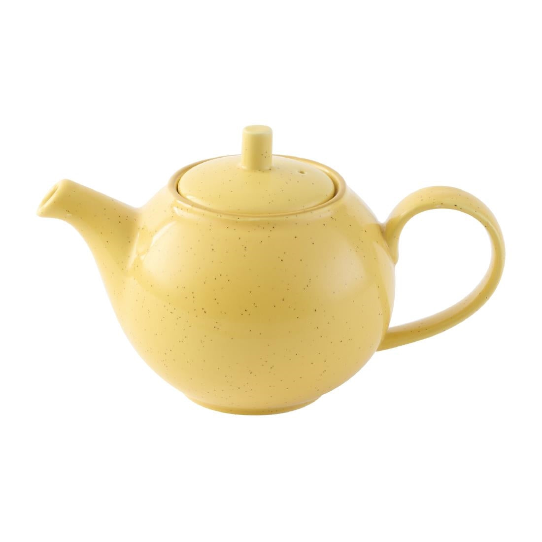 DX045 Churchill Stonecast Mustard Seed Teapots (Pack of 4) JD Catering Equipment Solutions Ltd