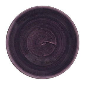 DX060 Churchill Stonecast Patina Deep Purple Coupe Plates (Pack of 12) - JD Catering Equipment Solutions Ltd