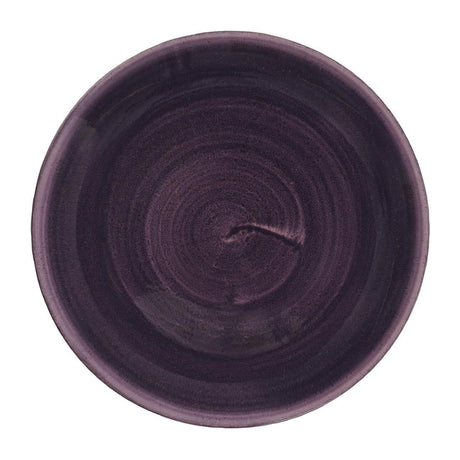 DX060 Churchill Stonecast Patina Deep Purple Coupe Plates (Pack of 12) JD Catering Equipment Solutions Ltd
