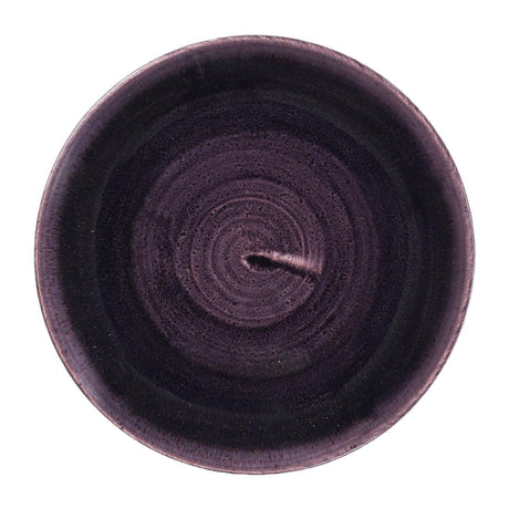 DX061 Churchill Stonecast Patina Deep Purple Coupe Plates (Pack of 12) JD Catering Equipment Solutions Ltd