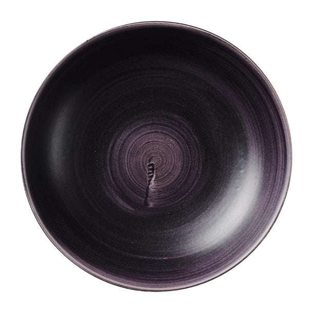 DX062 Churchill Stonecast Patina Deep Purple Coupe Bowls (Pack of 12) JD Catering Equipment Solutions Ltd