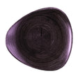 DX064 Churchill Stonecast Patina Deep Purple Triangle Plates (Pack of 12) JD Catering Equipment Solutions Ltd