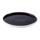 DX069 Churchill Stonecast Patina Deep Purple Walled Plates (Pack of 6) JD Catering Equipment Solutions Ltd
