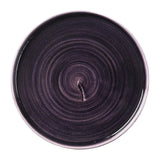 DX069 Churchill Stonecast Patina Deep Purple Walled Plates (Pack of 6) JD Catering Equipment Solutions Ltd