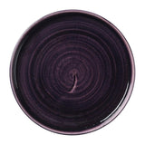 DX070 Churchill Stonecast Patina Deep Purple Walled Plates (Pack of 6) JD Catering Equipment Solutions Ltd