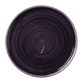 DX070 Churchill Stonecast Patina Deep Purple Walled Plates (Pack of 6) - JD Catering Equipment Solutions Ltd
