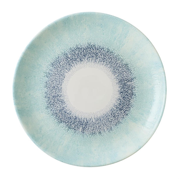 DX073 Churchill Studio Prints Fusion Blue Coupe Plates (Pack of 12) JD Catering Equipment Solutions Ltd