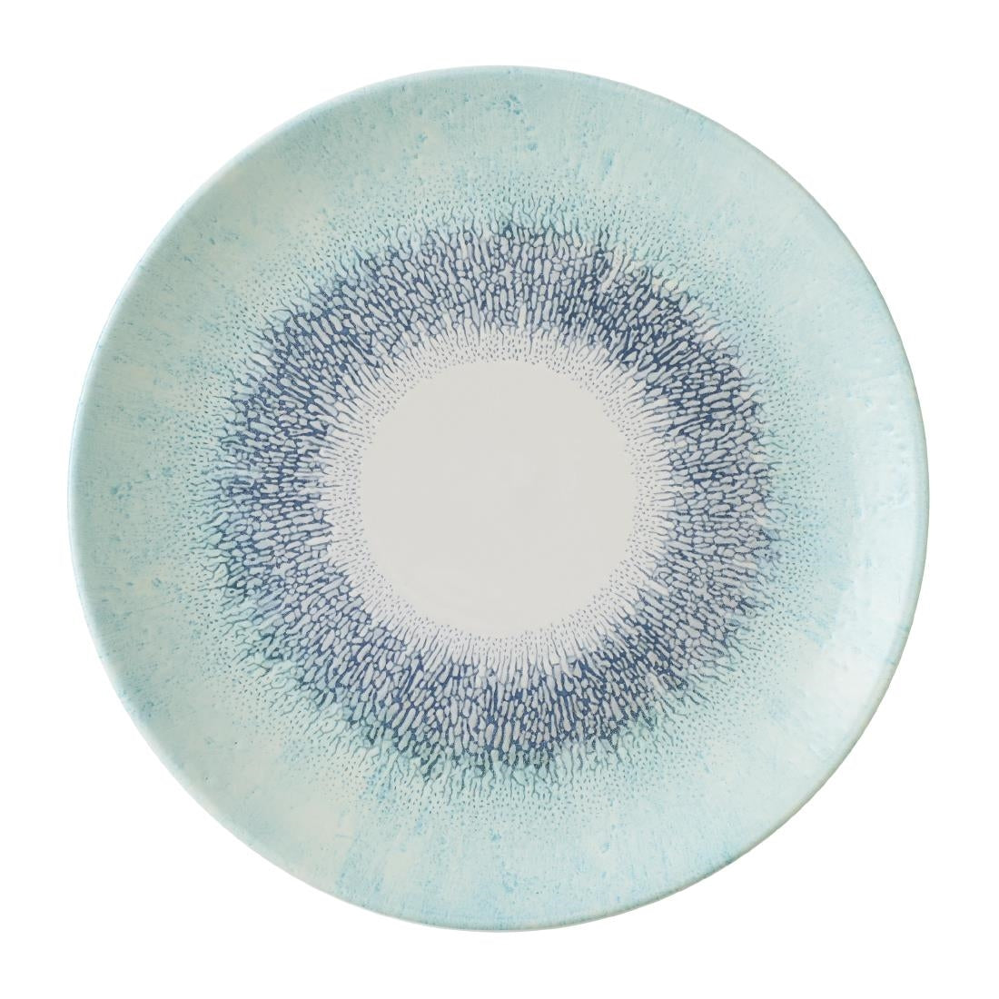 DX074 Churchill Studio Prints Fusion Blue Coupe Plates (Pack of 12) JD Catering Equipment Solutions Ltd