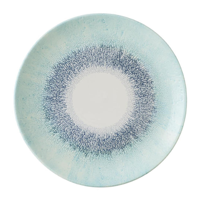 DX074 Churchill Studio Prints Fusion Blue Coupe Plates (Pack of 12) JD Catering Equipment Solutions Ltd