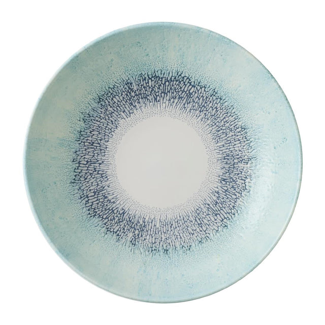 DX076 Churchill Studio Prints Fusion Blue Coupe Plates (Pack of 12) JD Catering Equipment Solutions Ltd