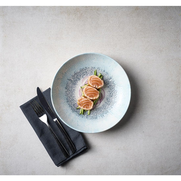 DX077 Churchill Studio Prints Fusion Blue Coupe Bowls (Pack of 12) JD Catering Equipment Solutions Ltd