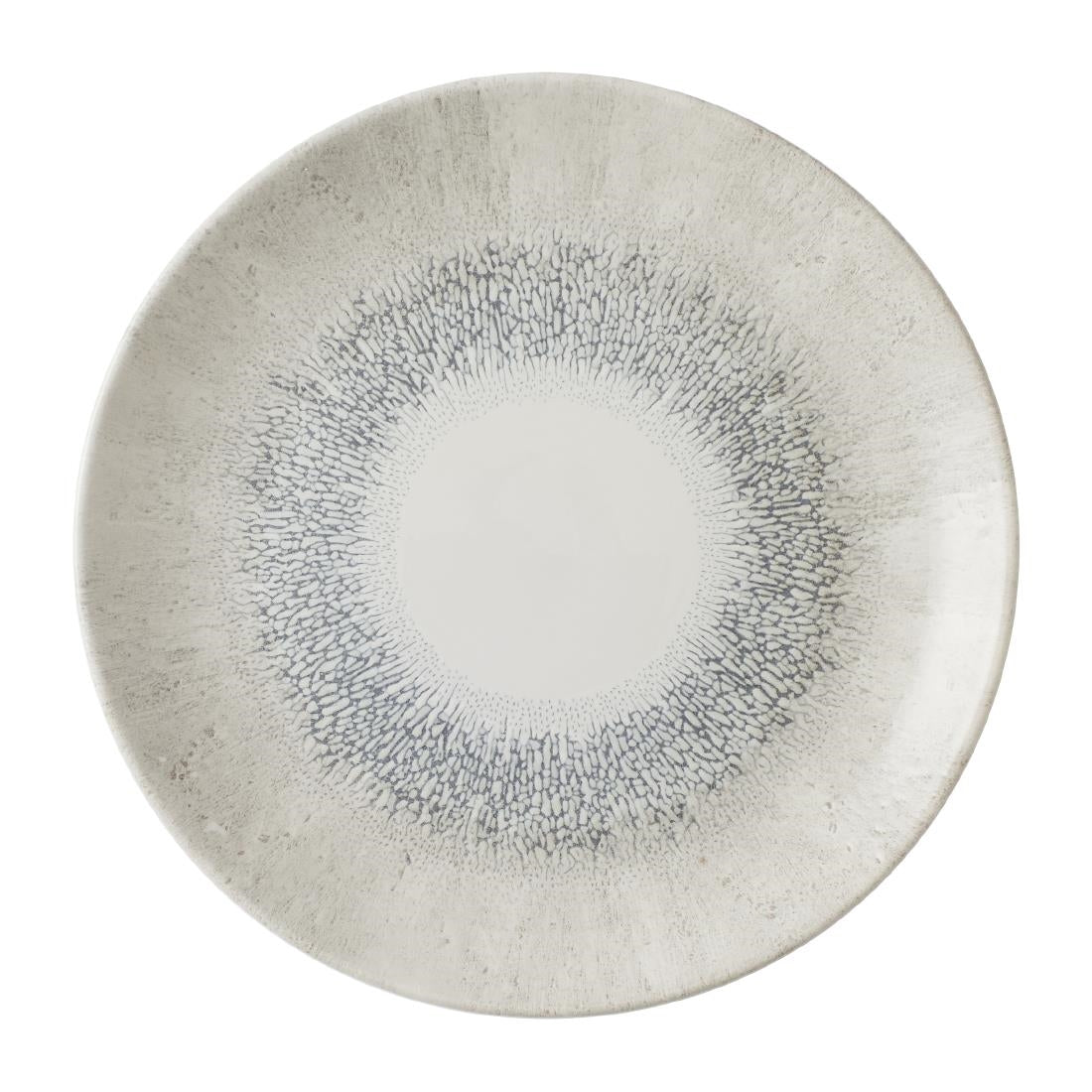 DX079 Churchill Studio Prints Fusion Grey Coupe Plates (Pack of 12) JD Catering Equipment Solutions Ltd