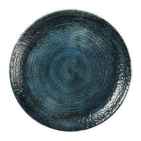 DX083 Churchill Homespun Chroma Blue Coupe Plates 290mm (Pack of 12) - JD Catering Equipment Solutions Ltd