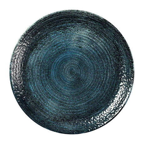 DX083 Churchill Homespun Chroma Blue Coupe Plates 290mm (Pack of 12) JD Catering Equipment Solutions Ltd