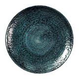 DX085 Churchill Homespun Chroma Blue Coupe Plates 210mm (Pack of 12) - JD Catering Equipment Solutions Ltd