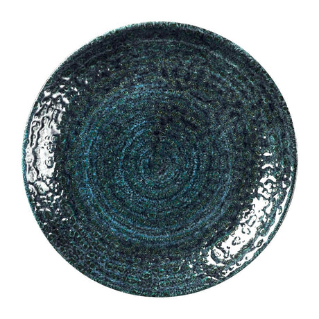 DX086 Churchill Homespun Chroma Blue Coupe Plates 180mm (Pack of 12) JD Catering Equipment Solutions Ltd