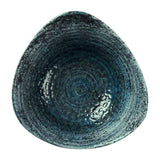 DX092 Churchill Homespun Chroma Blue Triangle Bowls 235mm (Pack of 12) - JD Catering Equipment Solutions Ltd