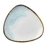 DX098 Churchill Homespun Accents Aquamarine Triangle Plates (Pack of 12) - JD Catering Equipment Solutions Ltd