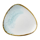 DX099 Churchill Homespun Accents Aquamarine Triangle Plates (Pack of 12) - JD Catering Equipment Solutions Ltd