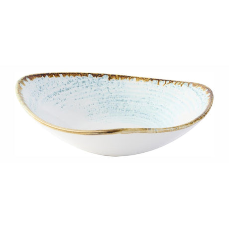 DX100 Churchill Homespun Accents Aquamarine Triangle Bowls (Pack of 12) JD Catering Equipment Solutions Ltd