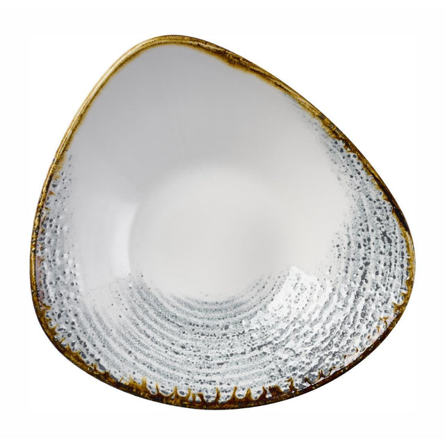 DX105 Churchill Homespun Accents Grey Triangle Bowls (Pack of 12) JD Catering Equipment Solutions Ltd