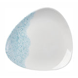 DX121 Churchill Vintage Prints Med Tiles Aquamarine Triangle Plates (Pack of 12) - JD Catering Equipment Solutions Ltd