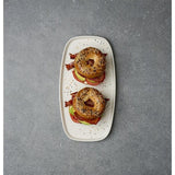DX126 Churchill Chefs Plates White Walled Oblong Plates (Pack of 6) - JD Catering Equipment Solutions Ltd