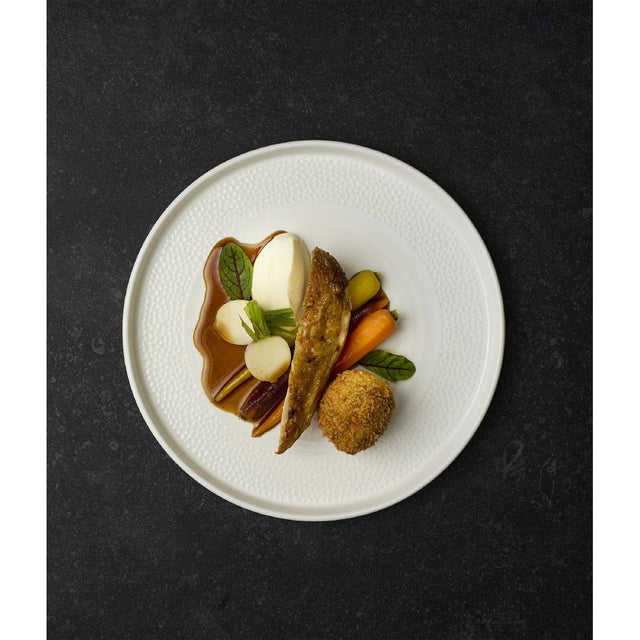 DX130 Churchill Isla White Walled Plates (Pack of 6) JD Catering Equipment Solutions Ltd