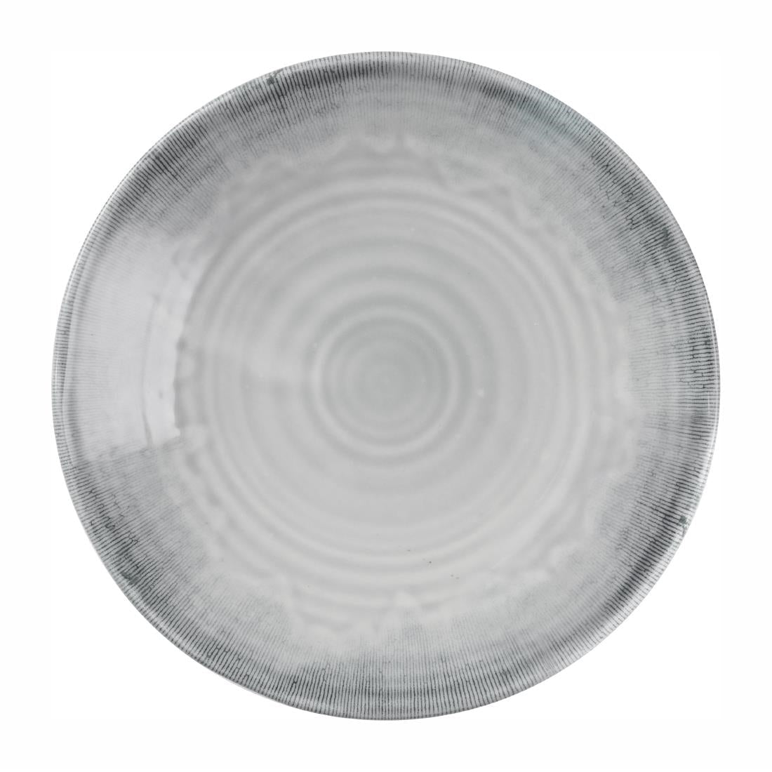 DX158 Churchill Harvest Flux Organic Coupe Plates Grey (Pack of 12) JD Catering Equipment Solutions Ltd