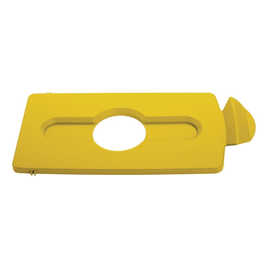 DY055 Rubbermaid SJRS Stream Topper Lid for Bottles and Cans Yellow JD Catering Equipment Solutions Ltd