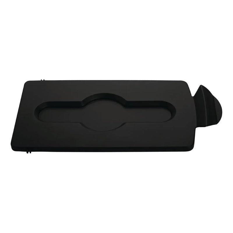 DY066 Rubbermaid SJRS Stream Topper Closed Lid Black - JD Catering Equipment Solutions Ltd