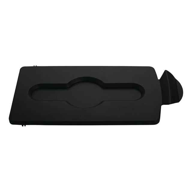 DY066 Rubbermaid SJRS Stream Topper Closed Lid Black - JD Catering Equipment Solutions Ltd