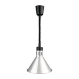 DY464 Buffalo Conical Retractable Heat Shade Silver Finish - JD Catering Equipment Solutions Ltd