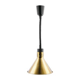 DY465 Buffalo Conical Retractable Heat Shade Pale Gold Finish - JD Catering Equipment Solutions Ltd