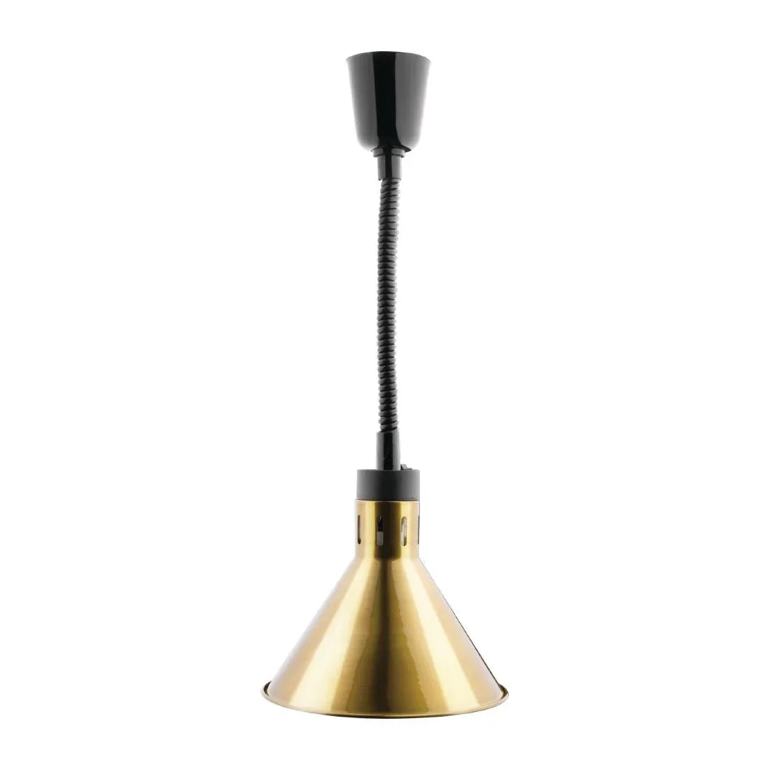 DY465 Buffalo Conical Retractable Heat Shade Pale Gold Finish - JD Catering Equipment Solutions Ltd