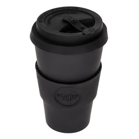 DY493 ecoffee Cup Reusable Coffee Cup Kerr & Napier Black 14oz JD Catering Equipment Solutions Ltd