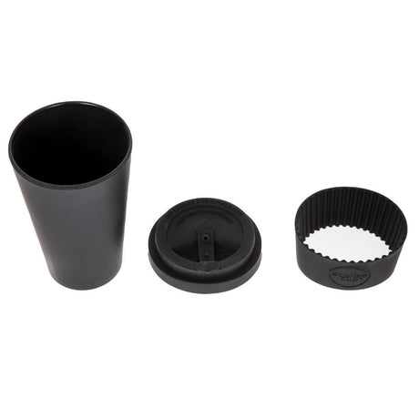 DY493 ecoffee Cup Reusable Coffee Cup Kerr & Napier Black 14oz JD Catering Equipment Solutions Ltd